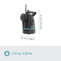 GARDENA 09001-47 8600 Basic Klarwasser-Tauchpumpe 8600 l/h 5.5m GARDENA 09001-47 8600 Basic Klarwasser-Tauchpumpe 8600 l/h 5.5m