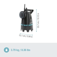 GARDENA 09008-47 10500 Basic Schmutzwasser-Tauchpumpe 10500 l/h 5m GARDENA 09008-47 10500 Basic Schmutzwasser-Tauchpumpe 10500 l/h 5m