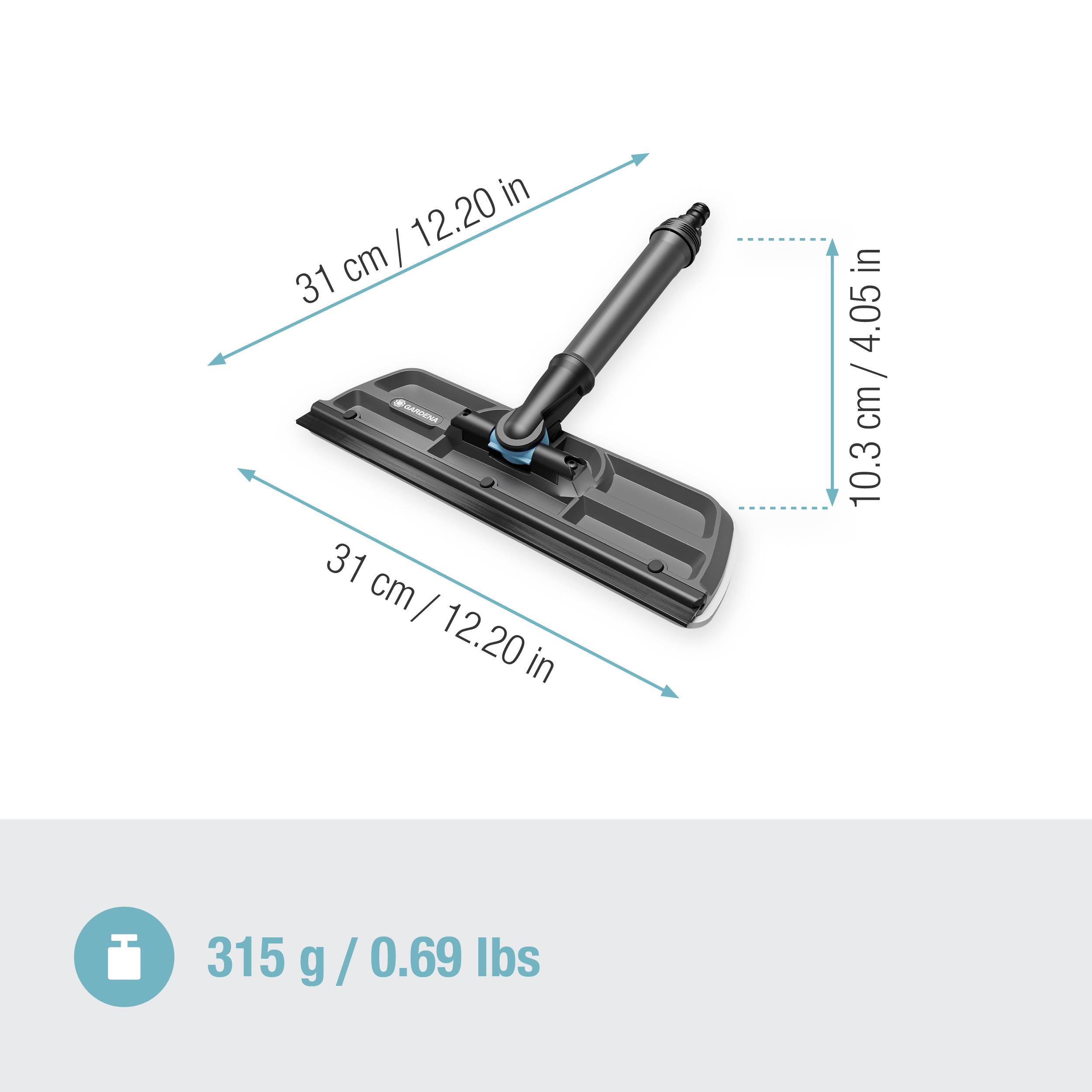 GARDENA Fensterwischer 18808-20 31 cm Combisystem