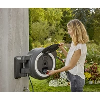 GARDENA Power Roll XXL 18647-55 40m 1 St. Grau-Weiß Akku-Wand-Schlauchbox GARDENA Power Roll XXL 18647-55 40m 1 St. Grau-Weiß Akku-Wand-Schlauchbox