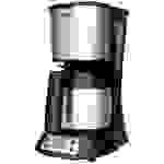 Steba KM F3 THERMO Kaffeemaschine Schwarz/Edelstahl Fassungsvermögen Tassen=8 Display, Isolierkanne