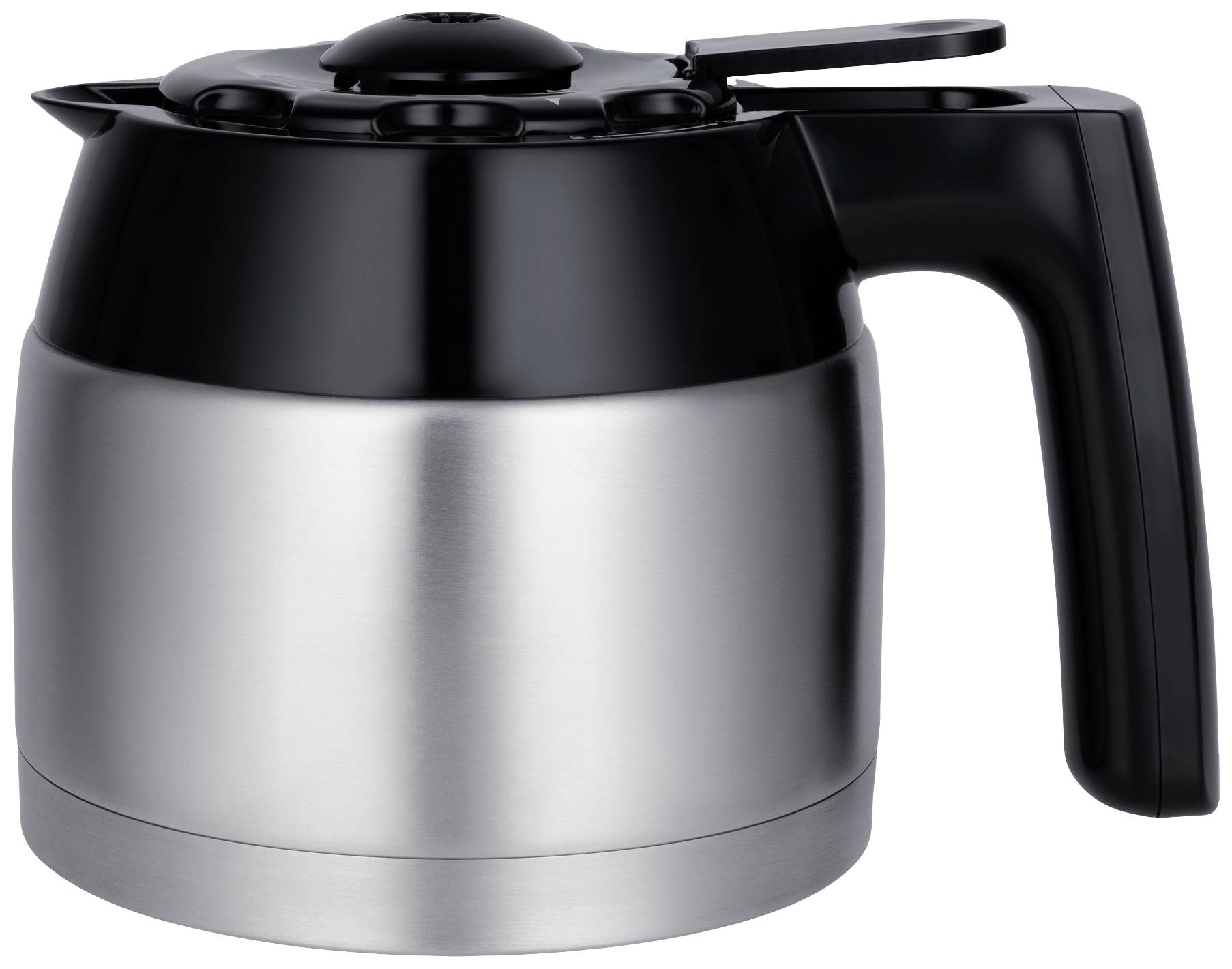 Steba KM F3 THERMO Kaffeemaschine Schwarz/Edelstahl Fassungsvermögen Tassen=8 Display, Isolierkanne, mit Filterkaffee-Funktion, Timerfunktion