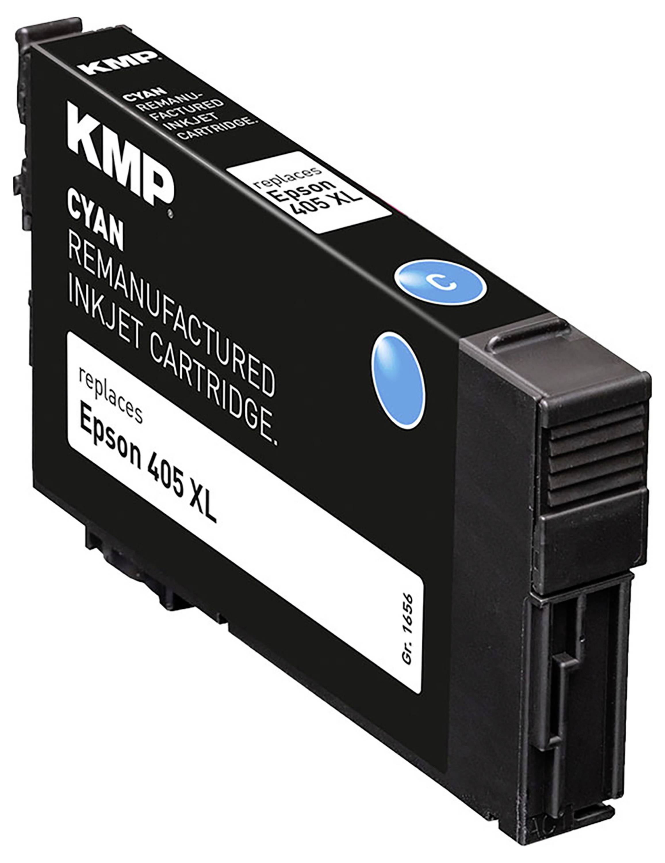 KMP Druckerpatrone ersetzt Epson 405XL, T05H2 Kompatibel Cyan 1656,4003