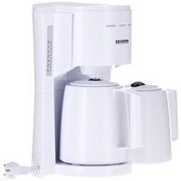 Severin KA 9309 Kaffeemaschine Weiß Isolierkanne Severin KA 9309 Kaffeemaschine Weiß Isolierkanne