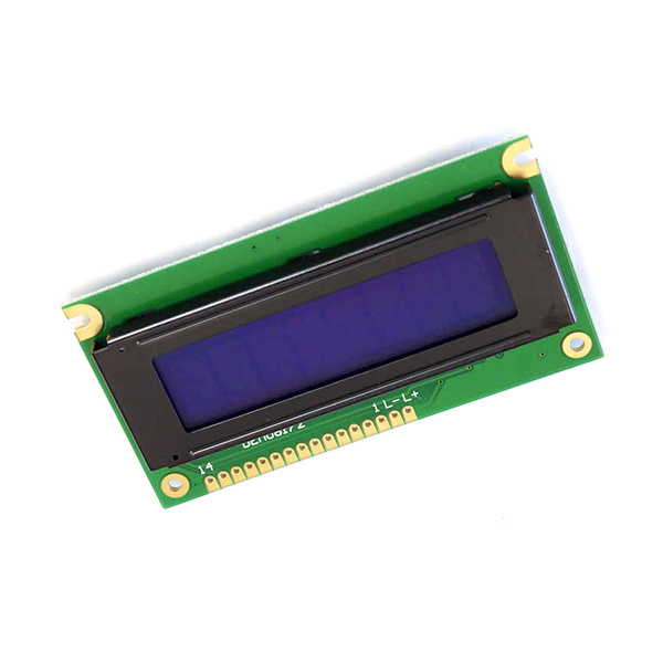 Display Elektronik LCD-Display Schwarz, Weiß Blau (B x H x T) 84 x 44 x 10.5mm DEM08172SBH-PW-N