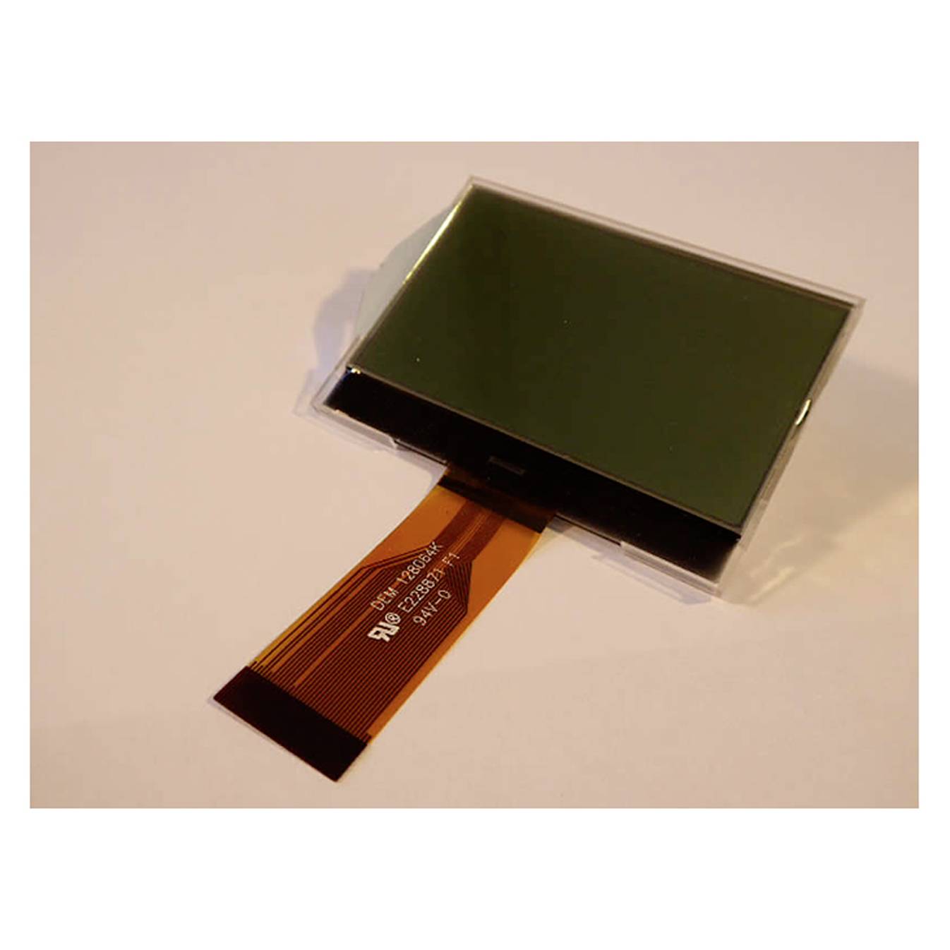 Display Elektronik LCD-Display Weiß 128 x 64 Pixel (B x H x T) 77.30 x 51.70 x 5.3mm DEM128064K1FGH-PW