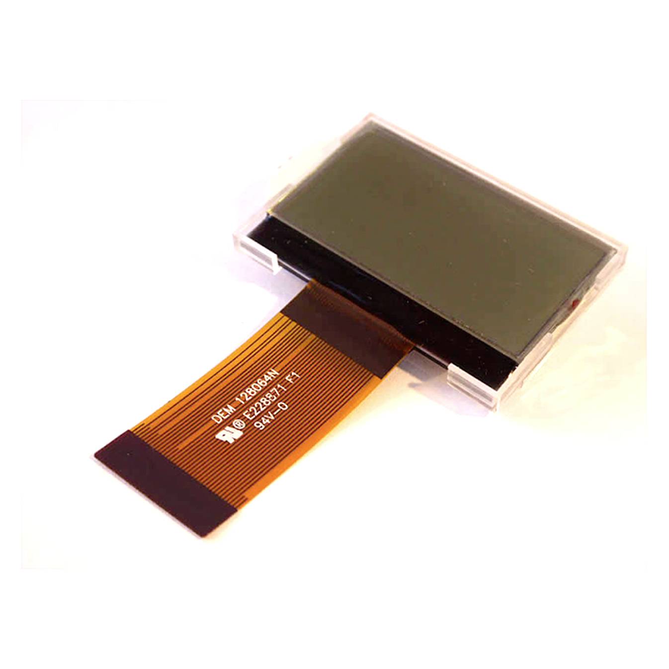 Display Elektronik LCD-Display Weiß 128 x 64 Pixel (B x H x T) 52.20 x 32.70 x 5.3mm DEM128064N1FGH-PW