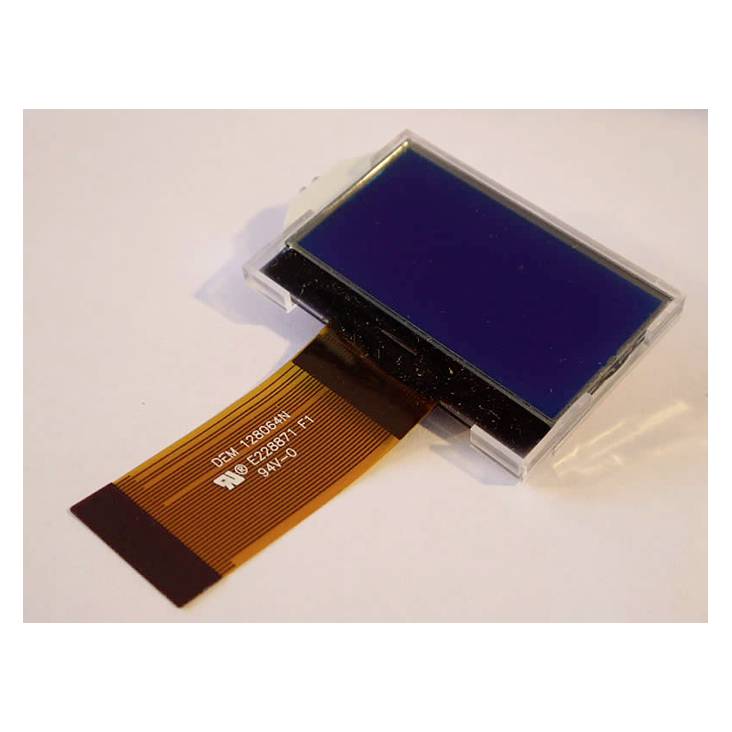 Display Elektronik LCD-Display Weiß 128 x 64 Pixel (B x H x T) 52.20 x 32.70 x 5.3mm DEM128064N1SBH-PWN