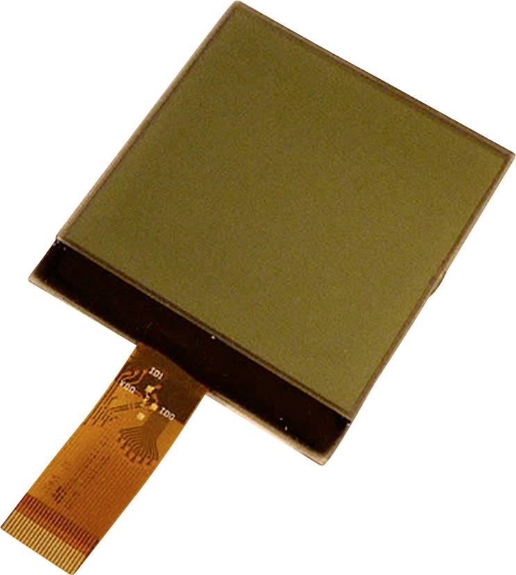 Display Elektronik LCD-Display Weiß 128 x 128 Pixel (B x H x T) 48.00 x 52.80 x 4.4 mm DEM128128CFG