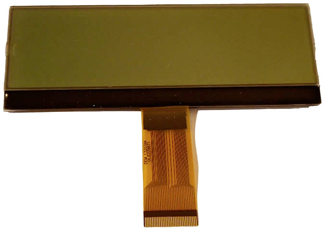 Display Elektronik LCD-Display Weiß 132 x 38 Pixel (B x H x T) 104.00 x 37.50 x 6.4mm DEM132038AFGH-PW