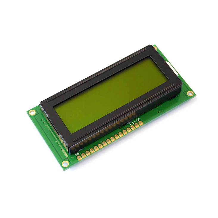 Display Elektronik LCD-Display Schwarz Gelb-Grün (B x H x T) 84 x 40 x 13.7mm DEM16212SYH-LY