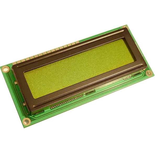 Display Elektronik LCD-Display Schwarz Gelb-Grün (B x H x T) 80 x 36 x 11.9mm DEM16216SYH-LY-CYR