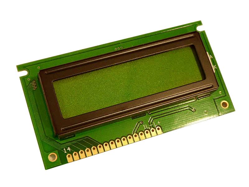 Display Elektronik LCD-Display Schwarz Gelb-Grün (B x H x T) 84 x 44 x 10.5mm DEM16217SYH-LY-CYR