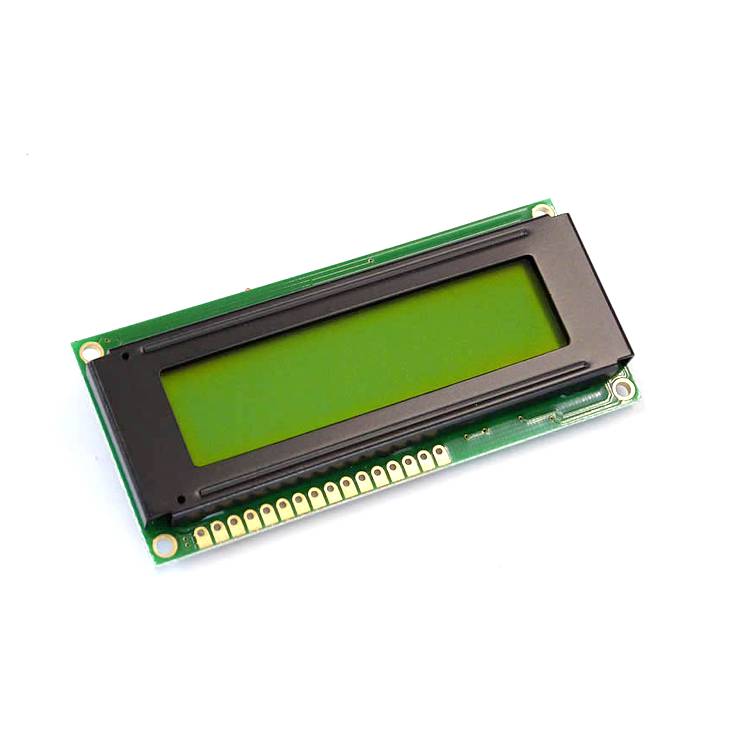 Display Elektronik LCD-Display Schwarz Gelb-Grün (B x H x T) 80 x 36 x 10.5mm DEM16220SYH-PY