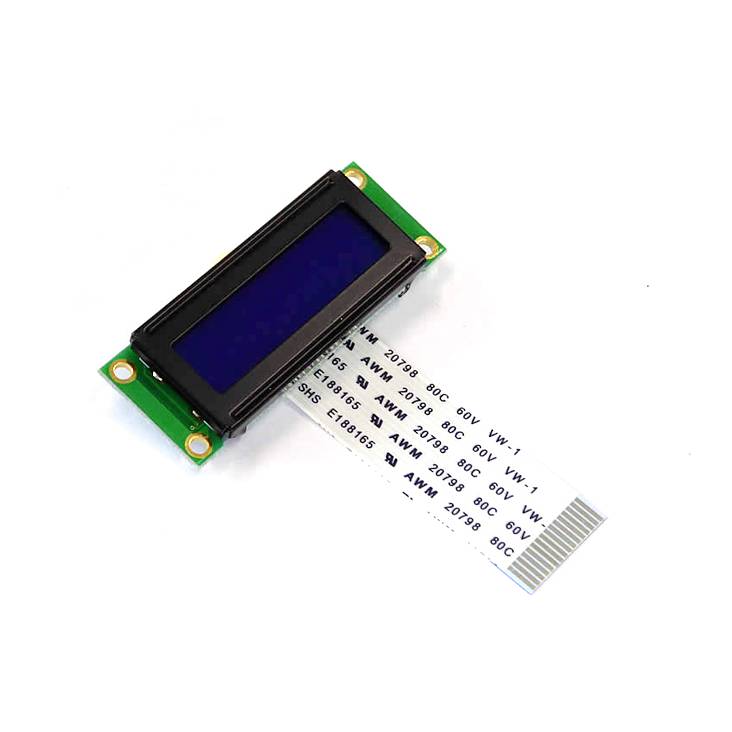 Display Elektronik LCD-Display Schwarz, Weiß Blau (B x H x T) 53 x 20 x 7.5mm DEM16223SBH-PW-N