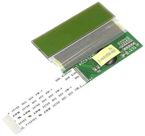 Display Elektronik LCD-Display Schwarz (B x H x T) 66.6 x 23.3 x 4.2mm DEM16224SYH