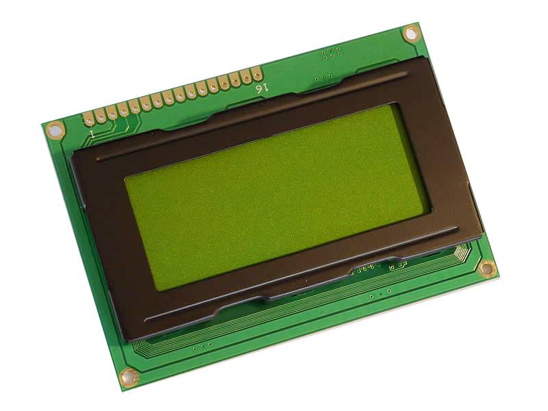 Display Elektronik LCD-Display Schwarz Gelb-Grün (B x H x T) 87 x 60 x 13.5mm DEM16481SYH-LY-CYR