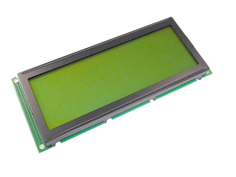 Display Elektronik LCD-Display Schwarz Gelb-Grün (B x H x T) 146 x 62.5 x 14mm DEM20487SYH-LY-CYR