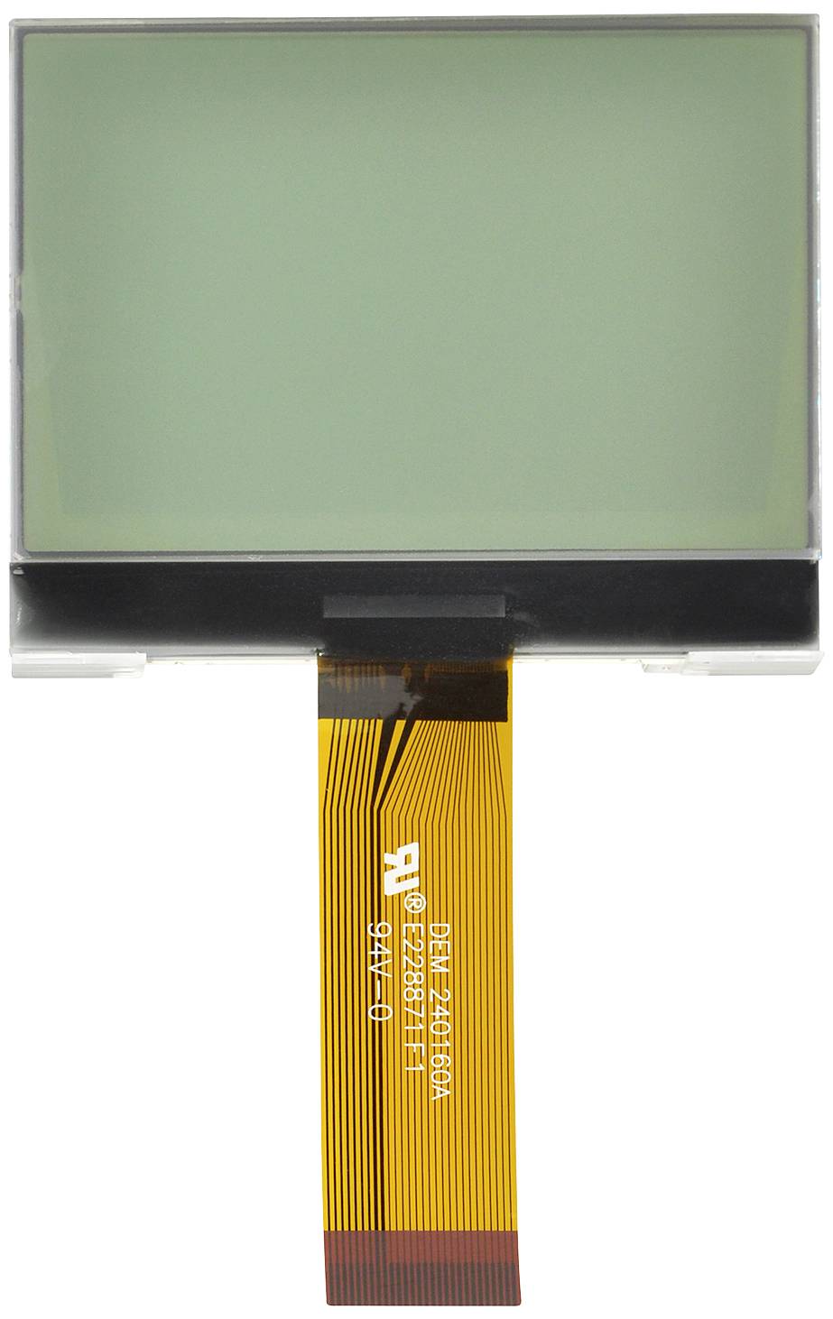 Display Elektronik LCD-Display Weiß 240 x 160 Pixel (B x H x T) 60.00 x 51.70 x 5.0mm DEM240160AFGH-PW