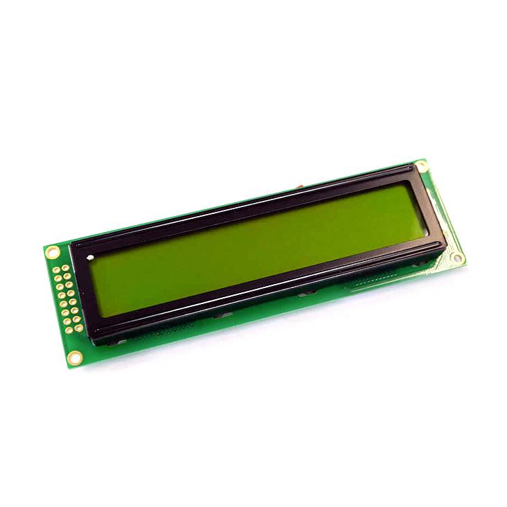Display Elektronik LCD-Display Schwarz Gelb-Grün (B x H x T) 118 x 36 x 13.5mm DEM24252SYH-LY