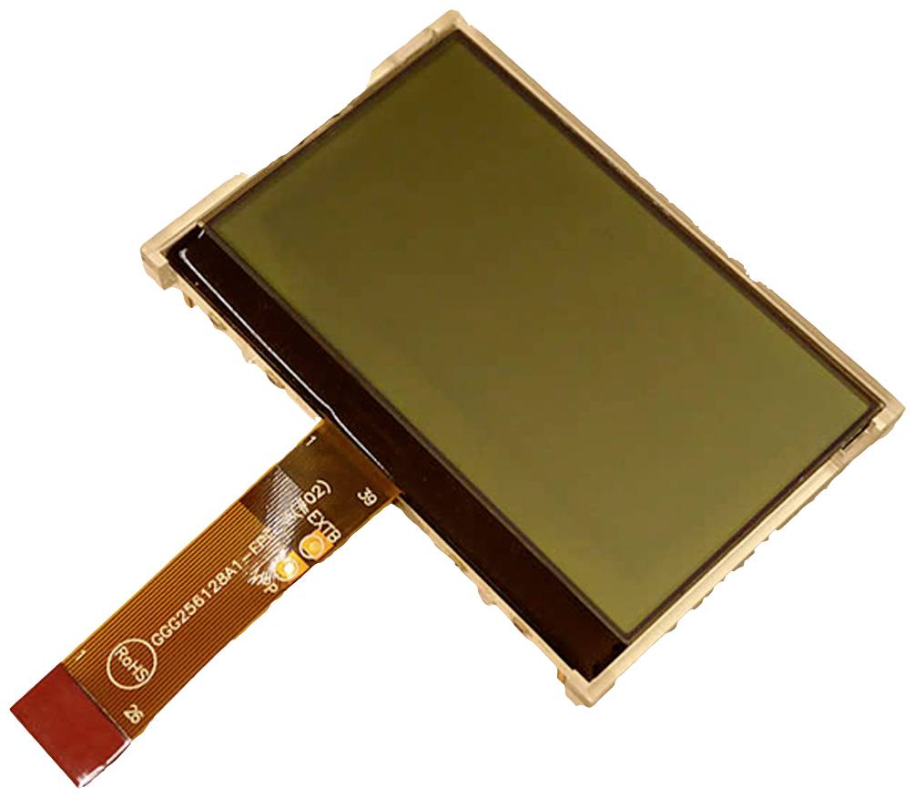 Display Elektronik LCD-Display Weiß 256 x 128 Pixel (B x H x T) 80.00 x 54.00 x 6.5mm DEM256128AFGH-PW