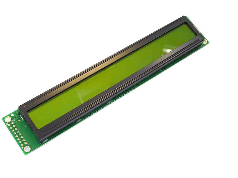 Display Elektronik LCD-Display Schwarz Gelb-Grün (B x H x T) 182 x 33.5 x 14mm DEM40271SYH-LY-CYR