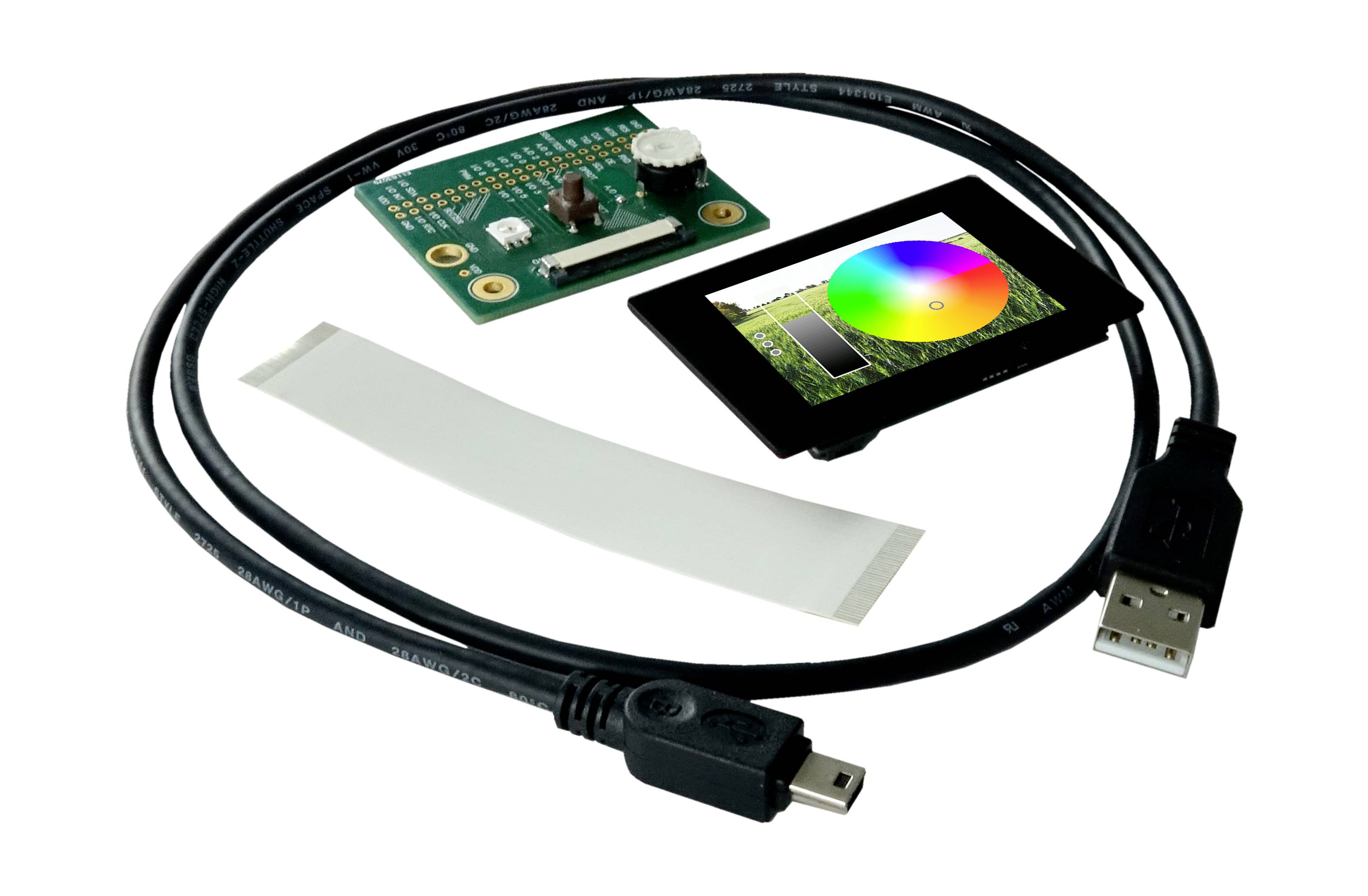 Display Elektronik Display-Entwicklungstool DEMOPACK zur RGB LED Ansteuerung