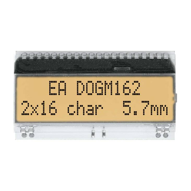 Display Elektronik LCD-Display Schwarz (B x H x T) 55 x 28 x 2.0mm