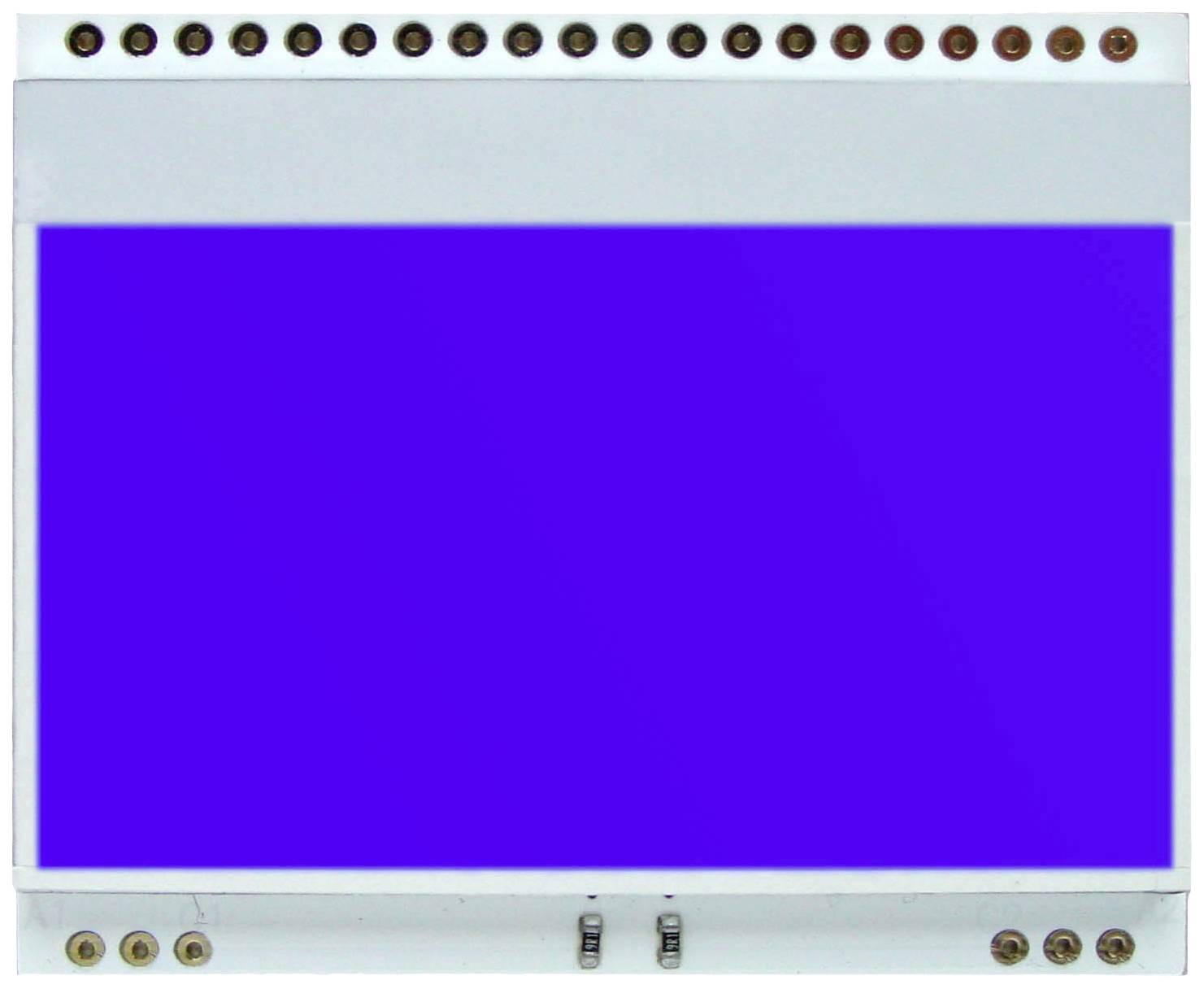 Display Elektronik Hintergrundbeleuchtung Blau