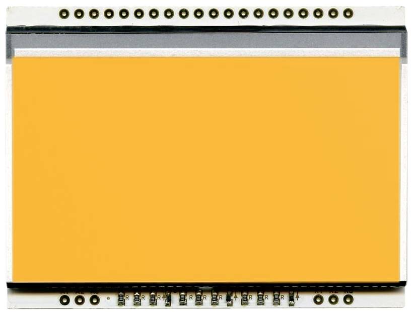 Display Elektronik Hintergrundbeleuchtung Amber