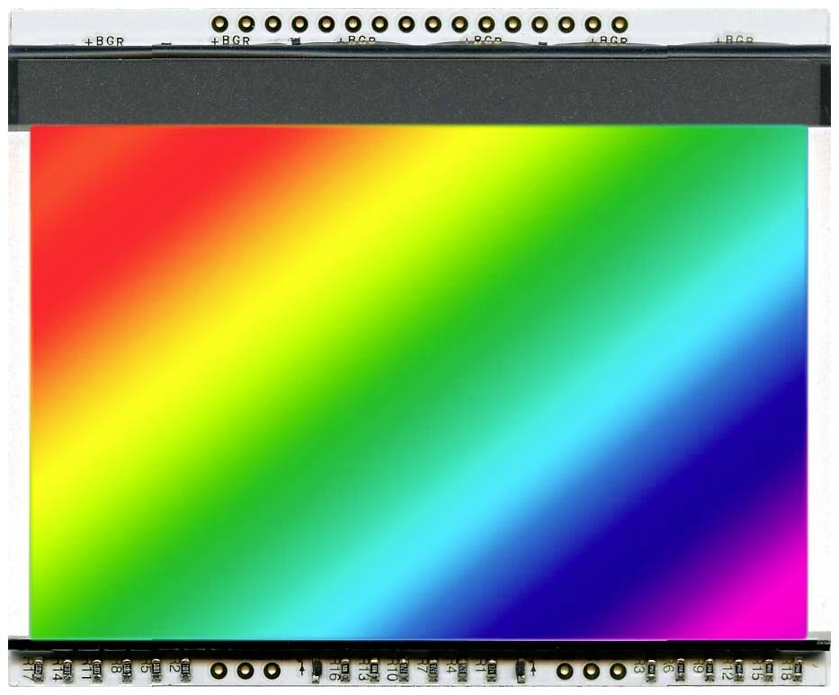 Display Elektronik Hintergrundbeleuchtung RGB