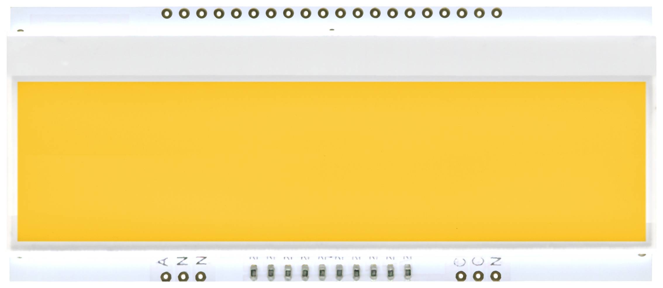 Display Elektronik Hintergrundbeleuchtung Amber