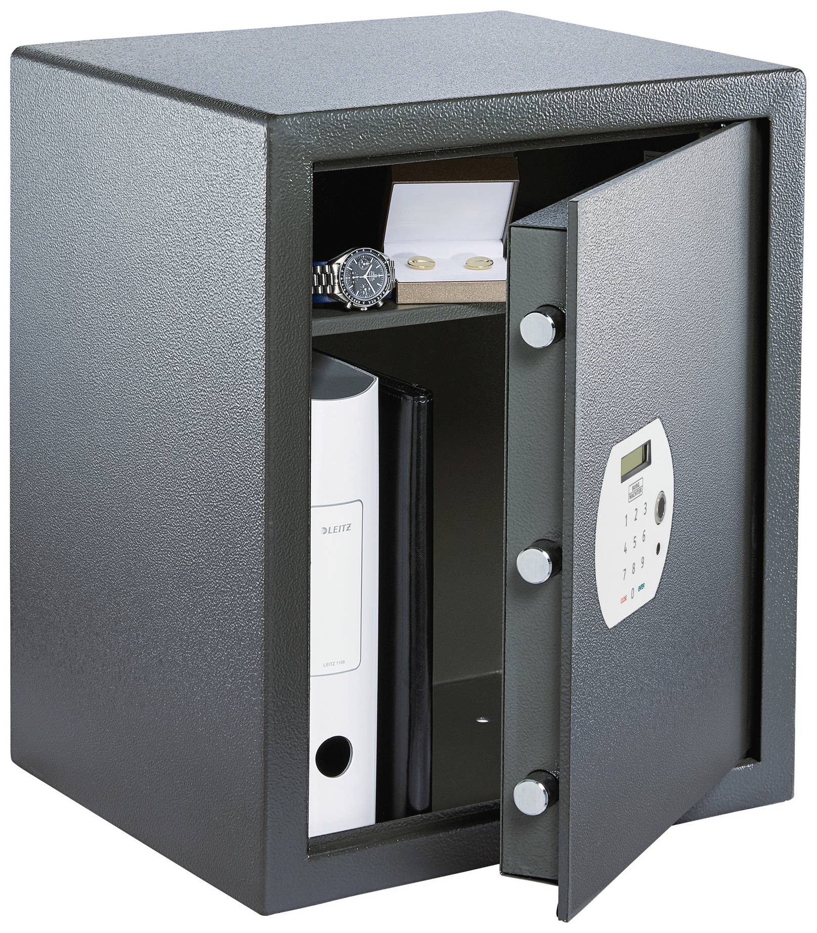 Burg Wächter 49090 PS 140 E FP Möbeltresor Fingerabdruckschloss, Zahlenschloss