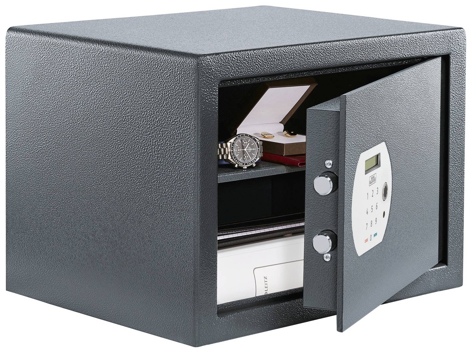 Burg Wächter 49080 PS 130 E FP Möbeltresor Fingerabdruckschloss, Zahlenschloss