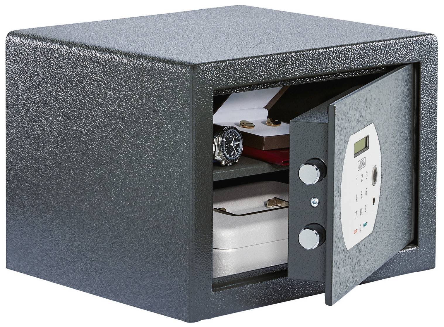 Burg Wächter 49070 PS 120 E FP Möbeltresor Fingerabdruckschloss, Zahlenschloss