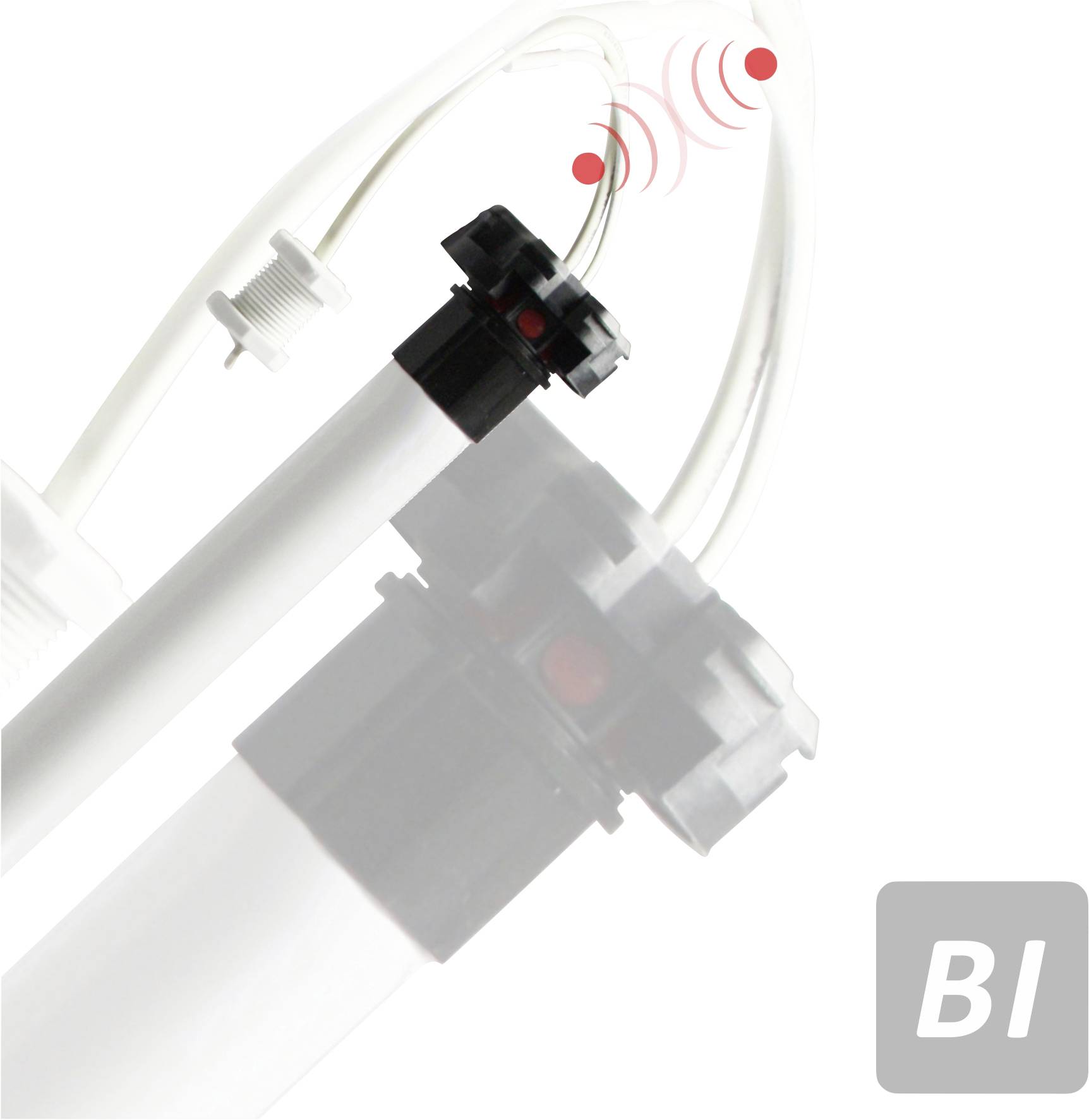 Heicko HRSDC4013-14-60-BI Funk-Rohrmotor 60mm 29kg 38.8W 13 Nm