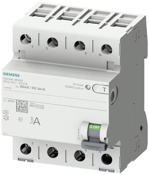 Siemens 5SV33446KK60 5SV3344-6KK60 Fehlerstrom-Schutzschalter