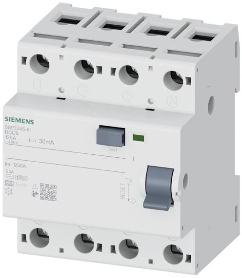 Siemens 5SV33456 5SV3345-6 Fehlerstrom-Schutzschalter