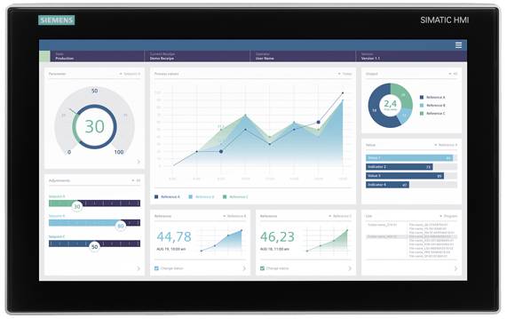 Siemens 6AV2128-3UB27-0BX0 6AV21283UB270BX0 SPS-Bedienpanel