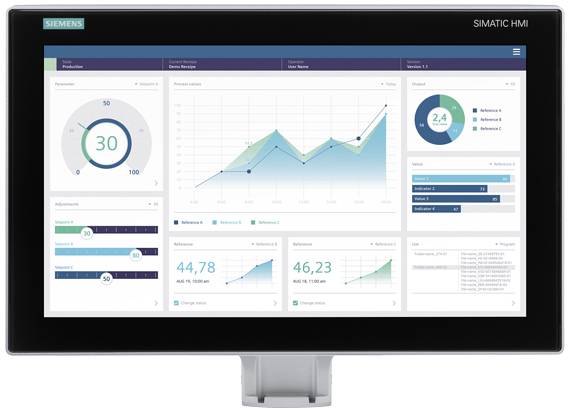 Siemens 6AV2128-3UB27-1BX0 6AV21283UB271BX0 SPS-Bedienpanel