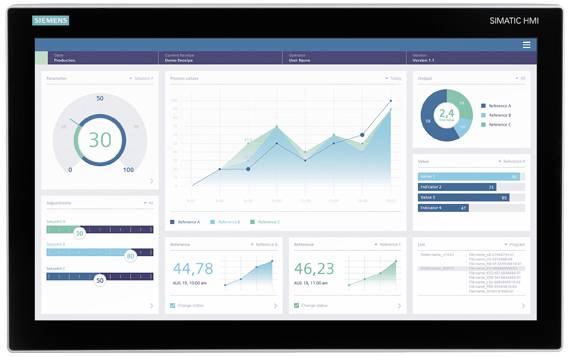 Siemens 6AV2128-3XB27-0BX0 6AV21283XB270BX0 SPS-Bedienpanel