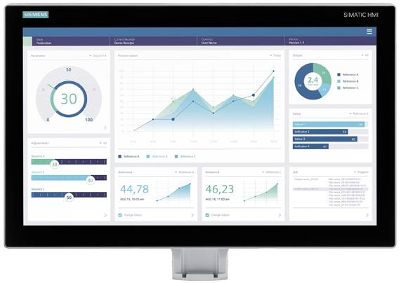 Siemens 6AV2128-3XB27-1BX0 6AV21283XB271BX0 SPS-Bedienpanel