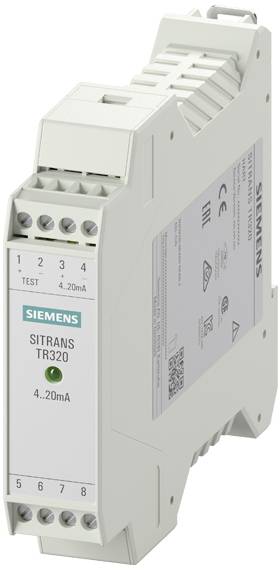 Siemens 7NG0327-0BA00-0AA0 SITRANS TR320 Temperaturmessumformer zur Hutschienenmontage, mit einem konfigurierbaren Eingang und