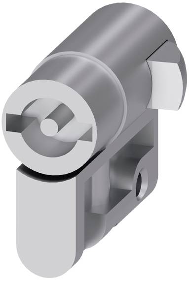 Metallisches mechanisches Bauteil, das wie ein Scharnier oder Gelenk aussieht, möglicherweise für Maschinen oder Möbelanwendungen.