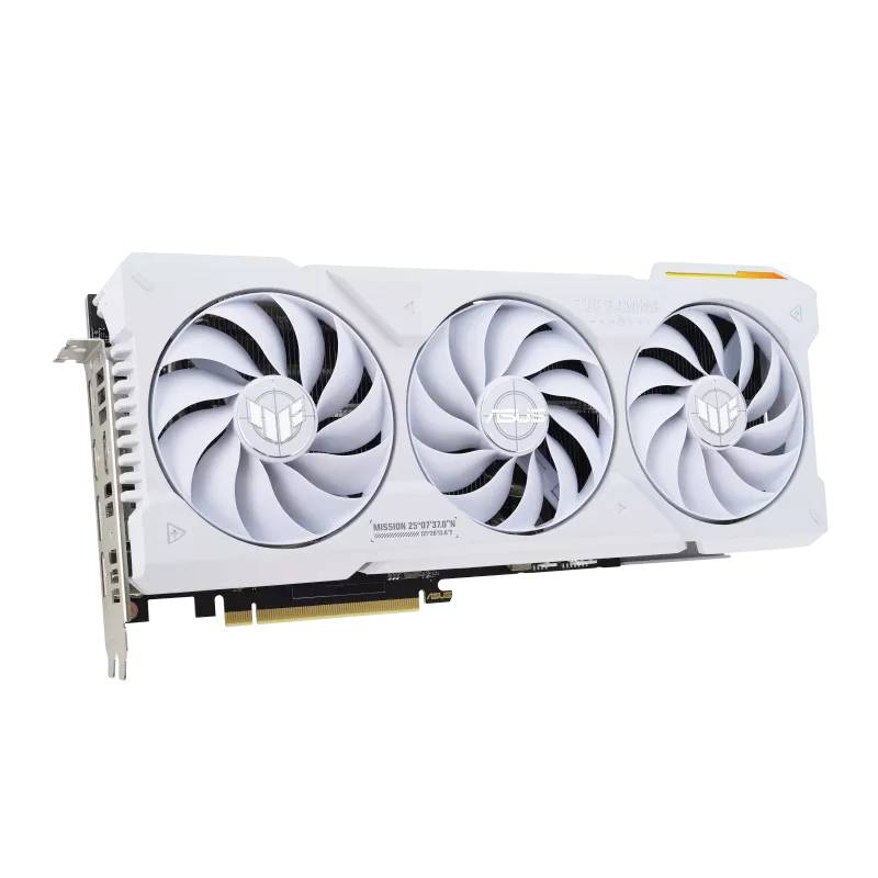 Asus Grafikkarte Nvidia GeForce RTX 4070 Ti TUF WHITE GAMING OC 12 GB GDDR6X-RAM PCIe x16 HDMI®, Di
