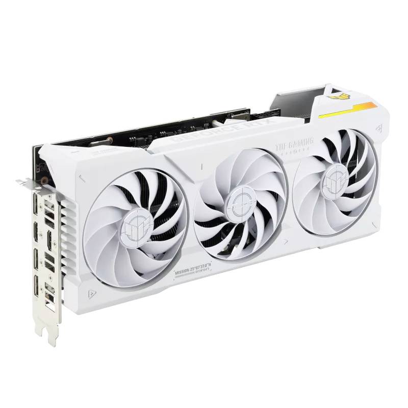 Asus Grafikkarte Nvidia GeForce RTX 4070 Ti TUF WHITE GAMING OC 12 GB GDDR6X-RAM PCIe x16 HDMI®, Di