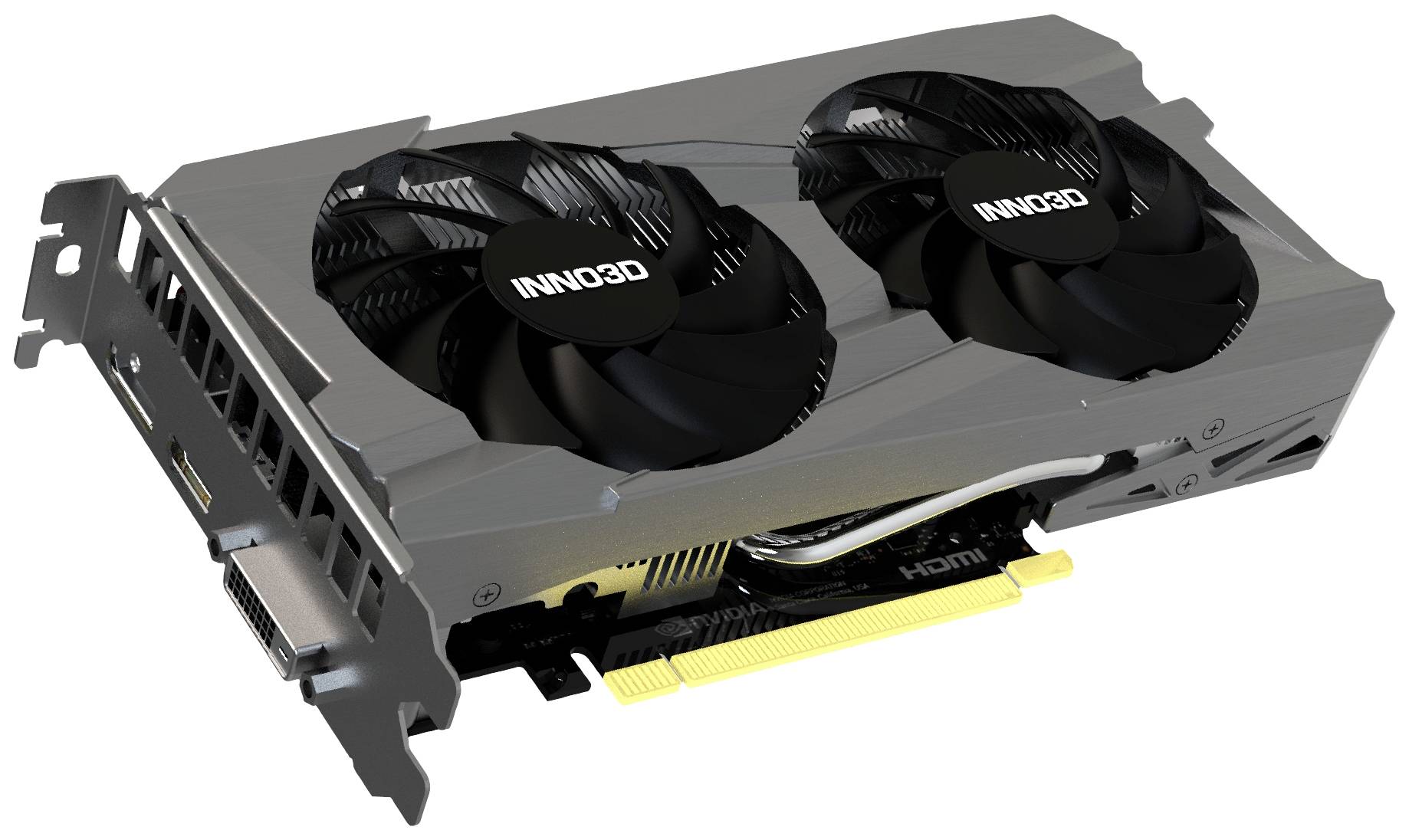 Inno 3D Grafikkarte Nvidia GeForce RTX 3050 Twin X2 8GB GDDR6-RAM PCIe x16 DisplayPort, HDMI®, DVI NVIDIA G-Sync, Vulkan