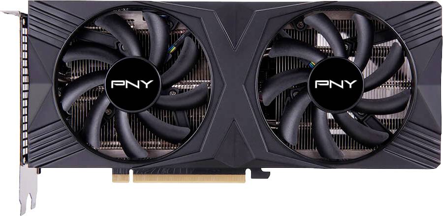 PNY Grafikkarte Nvidia GeForce RTX 4070 Super LED OC 12 GB GDDR6X-RAM PCIe x16 HDMI®, DisplayPort NVIDIA G-Sync, Übertaktet / Overclocked