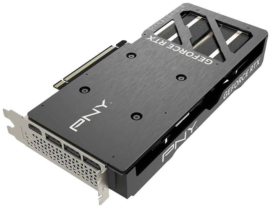 PNY Grafikkarte Nvidia GeForce RTX 4070 Super LED OC 12 GB GDDR6X-RAM PCIe x16 HDMI®, DisplayPort NVIDIA G-Sync, Übertaktet / Overclocked