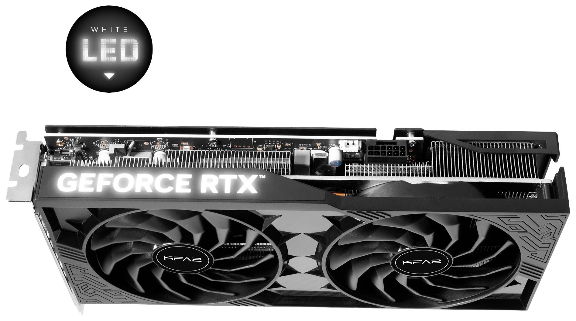 KFA2 Grafikkarte Nvidia GeForce RTX 4070 Super 2X 1-Click OC 12GB GDDR6X-RAM PCIe x16 HDMI®, DisplayPort NVIDIA G-Sync, RGB